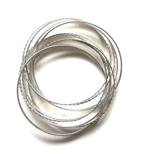 Silver Bangles